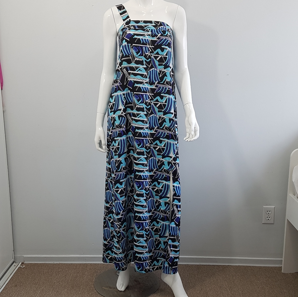 Neon w/Side Slit Dress Maxi Size XS (D)